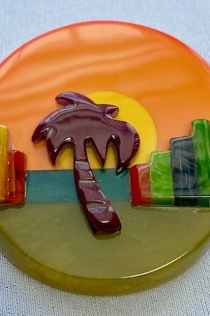SZ51 Shultz Moon over Miami pin
