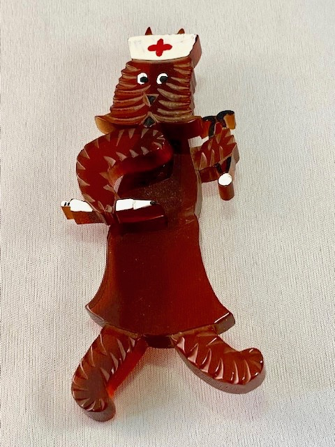 Foltz 26 Foltz Scottie nurse pin