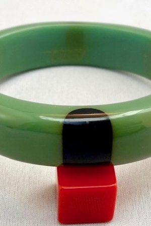 T41 Teresa blue dotted bangle