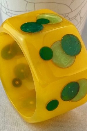 AB201 K Kronimus wide citron dot bangle