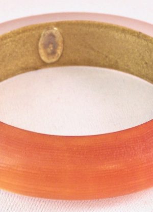 LG240 Alexis Bittar tangerine lucite bangle