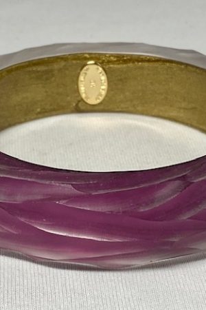LG259 Alexis Bittar violet lucite bangle