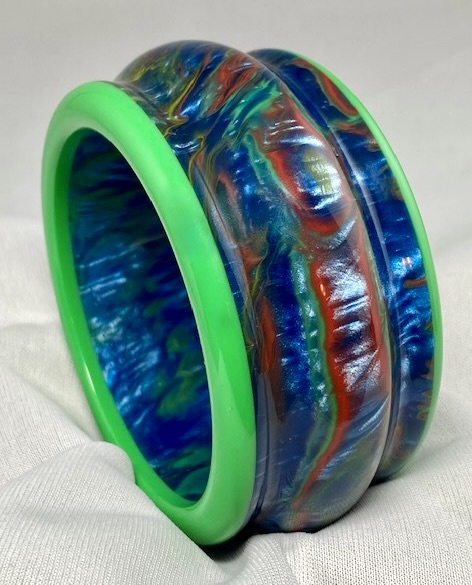 PO50 PONO Element deep blue resin bangle