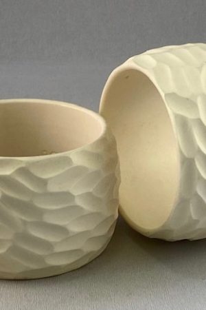 PO107 PONO Wide hand carved ivory resin bangles